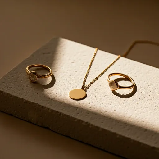 Minimalist fine jewelry gold ring details